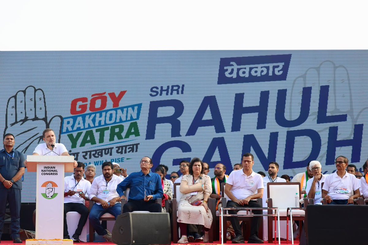 srinivasiyc's tweet photo. The Fight to Protect Goa Grows Stronger.

LoP Shri @RahulGandhi addressed a public gathering in Margao today.

📍Goa https://t.co/m0nUFG3cTk