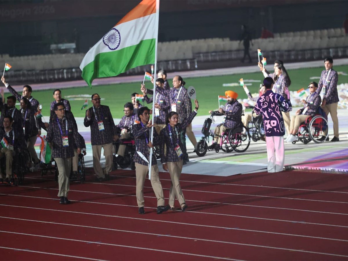 kishanreddybjp's tweet photo. As India’s finest para-athletes take the international stage at the Asian Para Games 2026 in Aichi-Nagoya, their journey reflects the spirit of a nation that believes in limitless possibilities. Every step they take and every challenge they overcome is a testament to their dedication and sporting excellence. 

Wishing our Indian contingent the very best for the Games. May their hard work translate into memorable performances and proud moments for the Tiranga! 🇮🇳

#AichiNagoya
#AsianParaGames
#Cheer4Bharat
