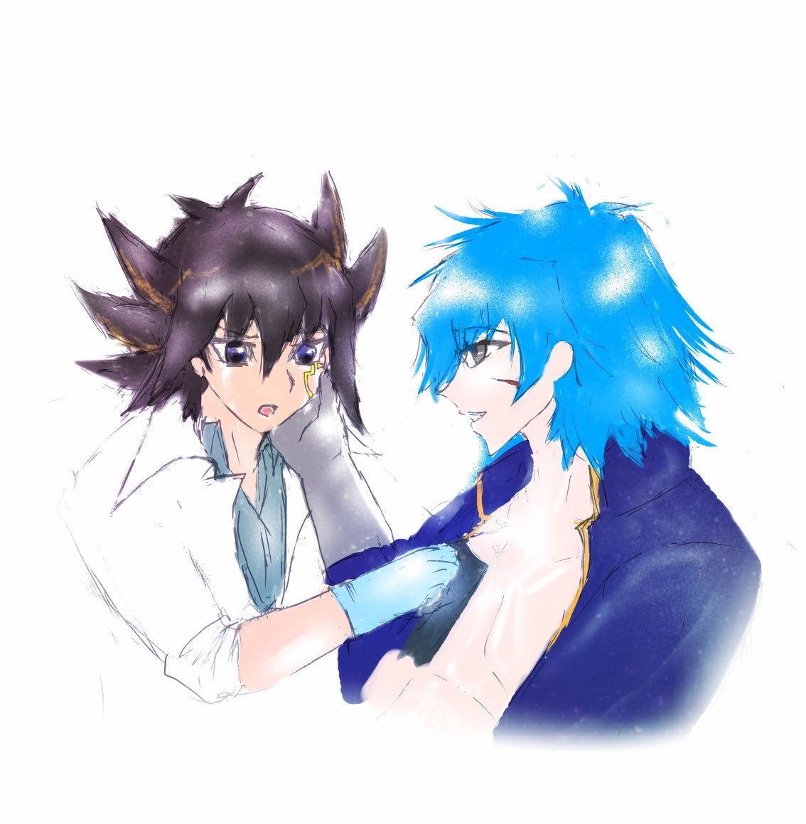 4dzdz4's tweet photo. Repair | 修理
『ボクのために涙を流さないで、もう何処にも行かないから』
*Happy belated Bruyu week!!!!!!
#ToolshippingWeek2026　
 #ブル遊Week2026 https://t.co/4TB76rI0E5