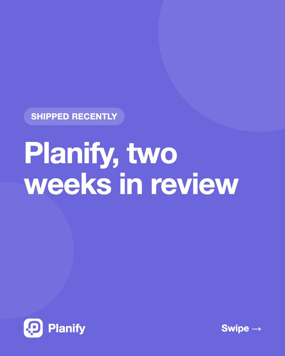 planifyapps's tweet photo. 1/2

Shipped on Planify lately:

• Pinterest, YouTube + Mastodon analytics
• every post shows its own account (multi-account fixes)
• 4 pages rebuilt from Search Console data
• 22 pins scheduled with Planify itself
• 1 title bug caught before it shipped

Solo, steady. https://t.co/9RgDEPdNQU