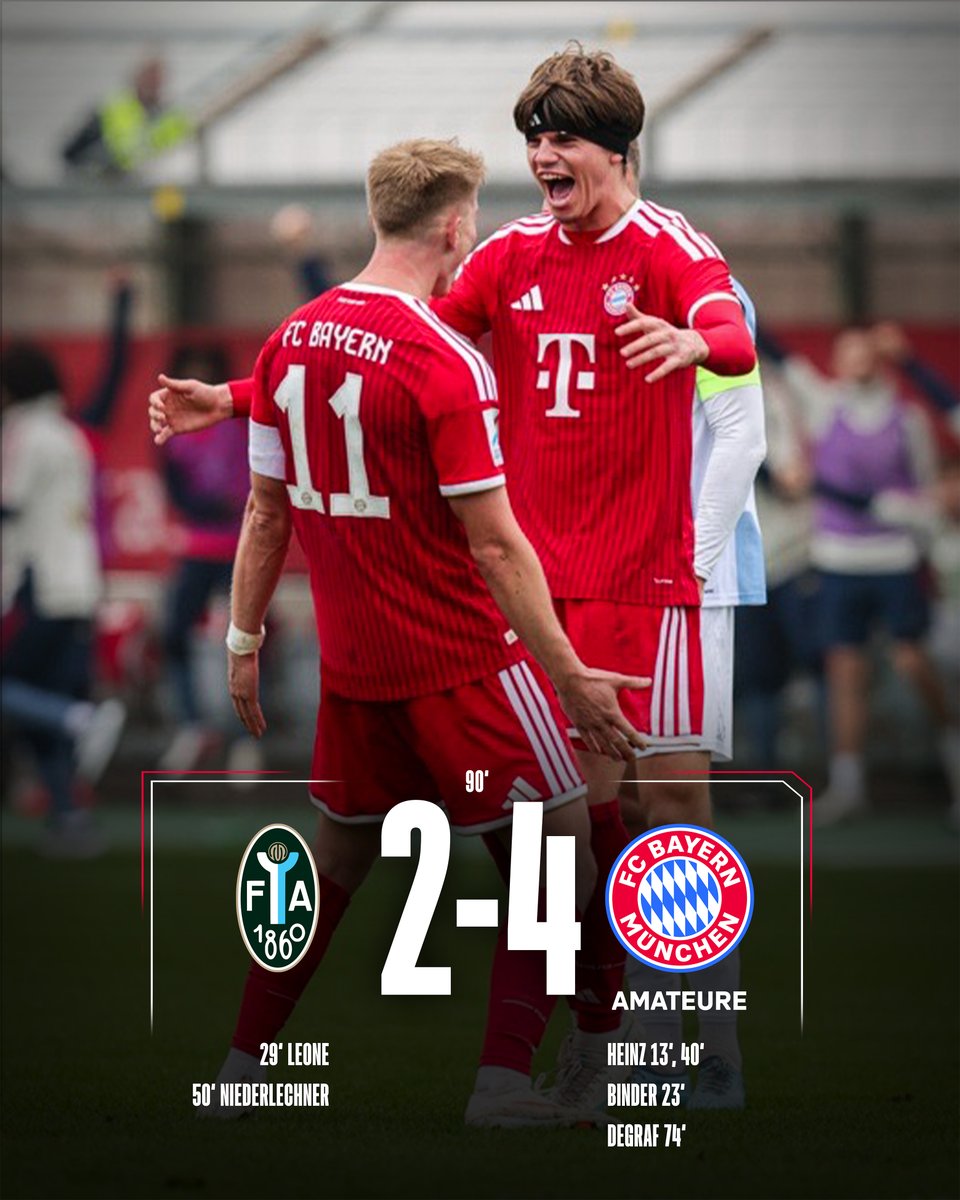 fcbayerncampus's tweet photo. 🔴 𝗗𝗘𝗥𝗕𝗬𝗦𝗜𝗘𝗚𝗘𝗥 🔴

Also alles wie immer 🥱 https://t.co/XtNOXh9nu8