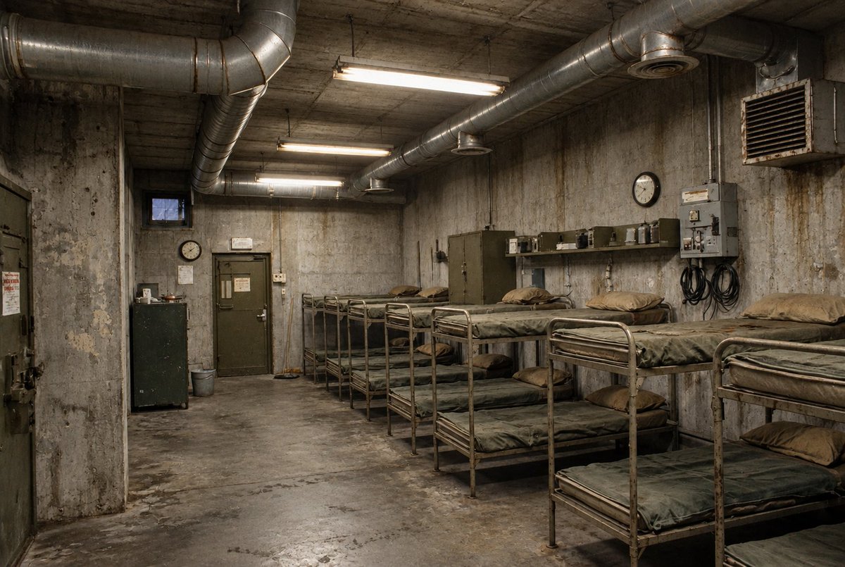 GFreiNews's tweet photo. Versprochen: Eine Million Bunkerplätze.
Nach 15 Monaten wurden null Plätze geschaffen, alle 579 Alt-Bunker weiterhin nicht einsatzbereit.

Dafür gibt es bald eine App, die Ihnen sagt, wo die nächste Tiefgarage ist.

Am 6. Juni 2025 erklärte BBK-Präsident Ralph Tiesler der Süddeutschen Zeitung: „Wir werden so schnell eine Million Schutzplätze schaffen.“

Konzept sollte im Sommer 2025 kommen. Hintergrund: wachsende Sorge vor einem Angriffskrieg in Europa. Damals gab es 579 öffentliche Schutzräume mit rund 478.000 Plätzen – alle laut BBK weder funktions- noch einsatzbereit.

Stand Oktober 2026 – 16 Monate später: Die Zahl ist unverändert. Immer noch genau 579 öffentliche Schutzräume, immer noch rund 478.000 Plätze, immer noch keiner davon funktions- oder einsatzbereit. 

Kein einziger zusätzlicher Platz wurde geschaffen. Kein einziger der alten Räume wurde einsatzfähig gemacht.

Was stattdessen gelaufen ist: Im Mai 2026 beschloss das Kabinett den „Pakt für den Bevölkerungsschutz“ mit 10 Milliarden Euro bis 2029. Die Mittel gehen in THW-Bauprogramme, über 1.000 Spezialfahrzeuge, 110.000 Feldbetten, Schutzanzüge, medizinische Task Forces an 61 Standorten, Sirenen und Notstrom.

Schutzräume tauchen darin vor allem als „Empfehlungen für öffentliche Zufluchtsorte in der Warn-App NINA“ auf.

Ergebnis nach über eineinhalb Jahren: Die Ankündigung einer Million Plätze ist nicht eingelöst. Die 579 nicht einsatzbereiten Alt-Räume stehen weiter. Die Bevölkerung bekommt eine App, die auf bestehende Tiefgaragen und Keller zeigt.

Sind wir doch jetzt alle mal ehrlich. Sollte uns der Russe angreifen, ist unsere Regierung drei Tage später nach Argentinien geflohen und der Russe steht bereits in Berlin, weil die Bundeswehr keine Munition hatte.

Die Bevölkerung hat dann zwar die Tiefgaragen nicht gefunden, weil die App nicht fertig war, macht aber stattdessen eine Flasche Sekt auf und feiert ihre Befreiung vom Dilettantismus.