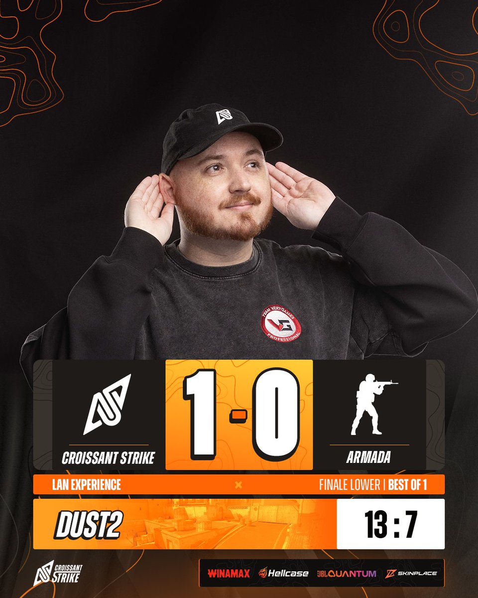 CroissantStrike's tweet photo. ✅ LETS GOOOOOOOOOOO !!!! ON LE FAIT !!! DIRECTION LA GRANDE FINALE POUR ALLER CHERCHER NOTRE TROPHÉE !!! 🏆 https://t.co/csusiogiYq