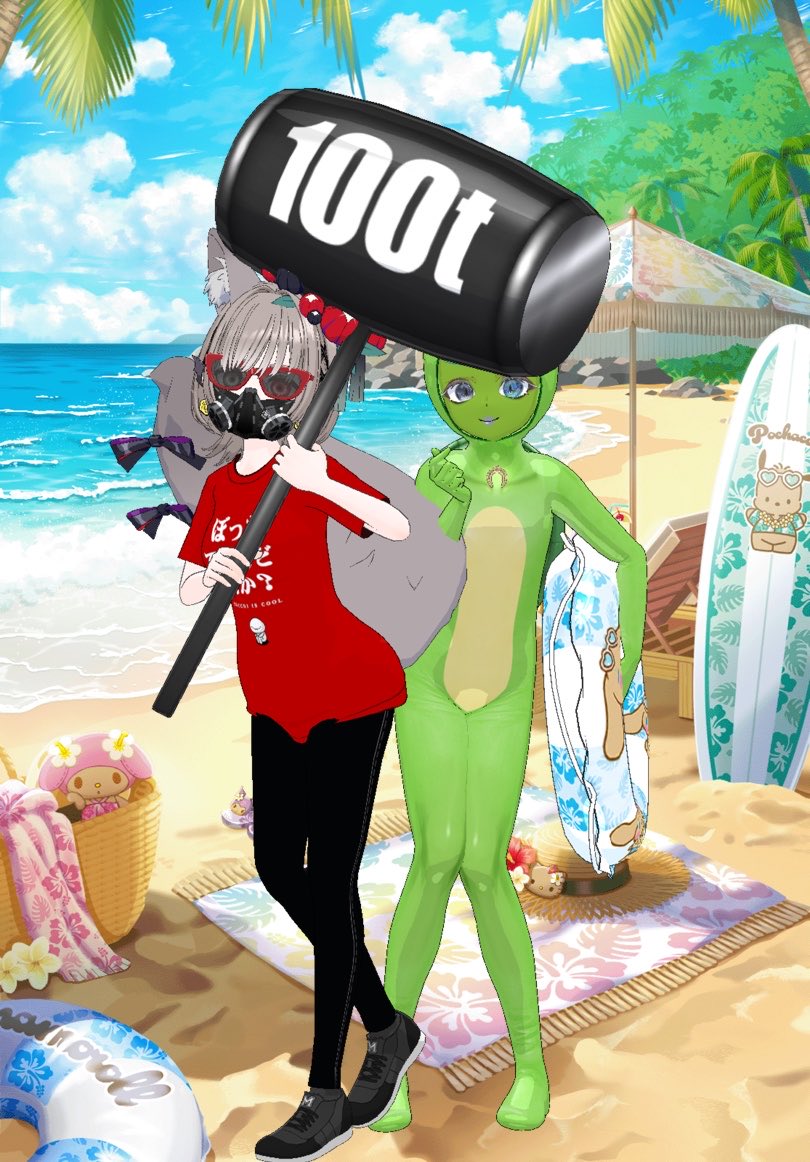 fgo5731's tweet photo. 河童と100tハンマーw https://t.co/xb3oPOdLdS
