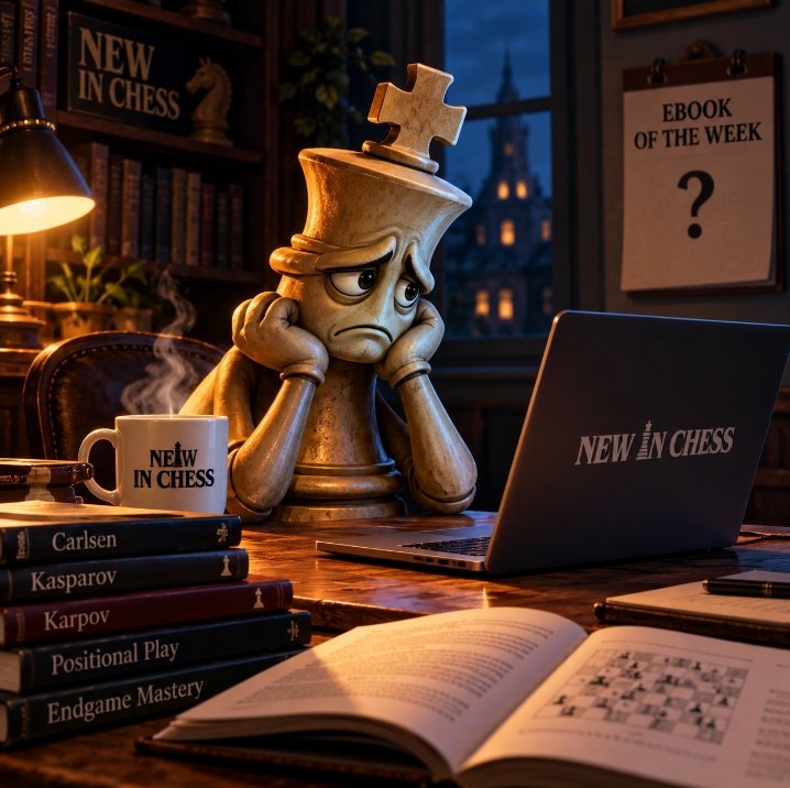 Running18834415's tweet photo. The king has been waiting patiently all day for the ebook of the week,
@NewInChess! 😀 https://t.co/mgH1JNMOxd