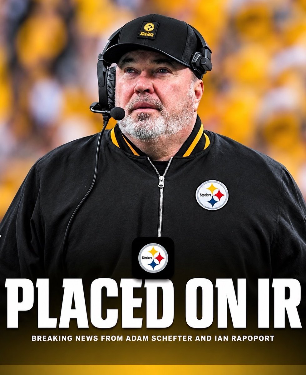 slicksctespn's tweet photo. Breaking : After consultations with the athletic training staff on site,the Steelers are placing Mike McCarthy on injured reserve, sources tell @AdamSchefter and @RapSheet. https://t.co/sPWFS2YCLs