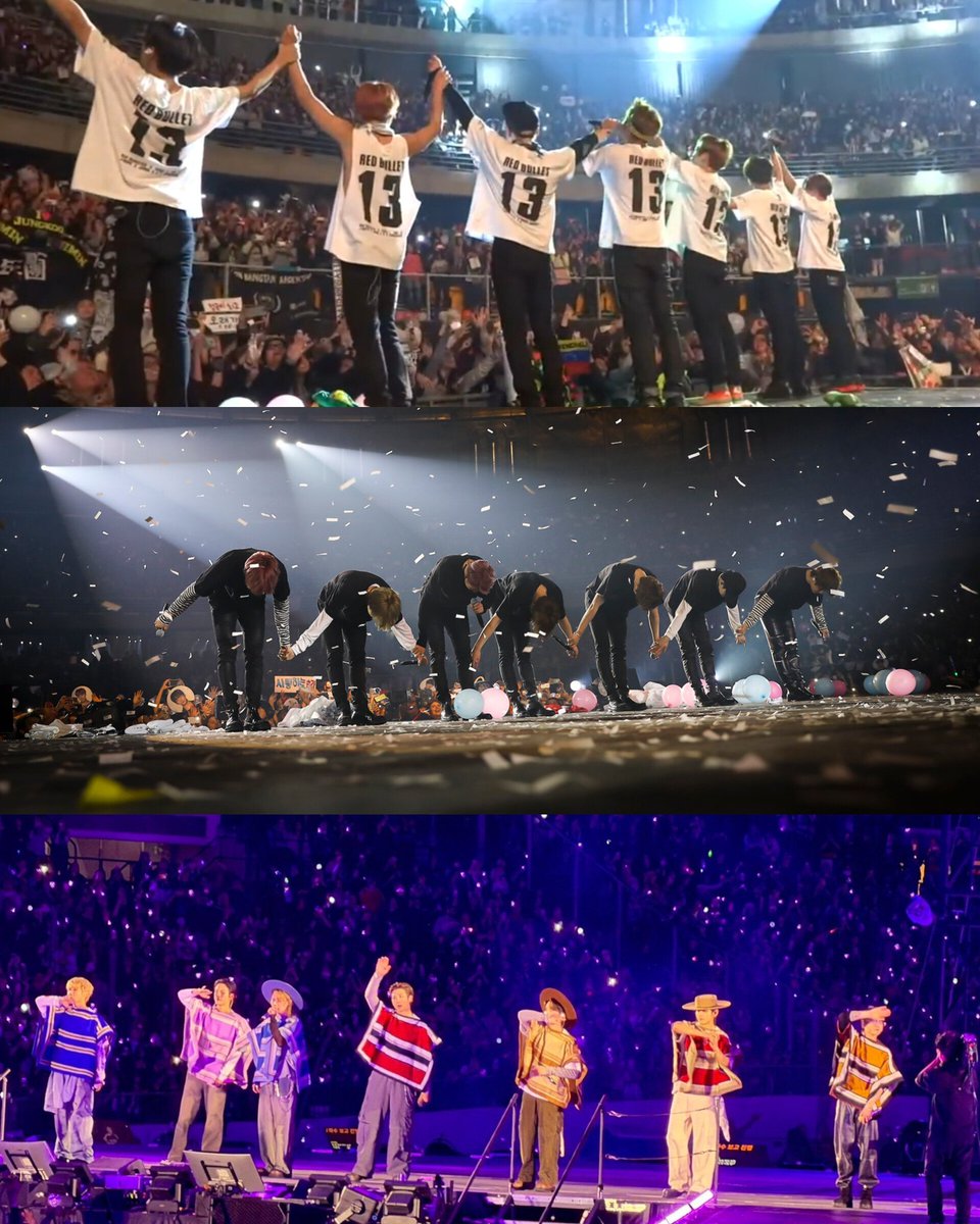 paranoidxstar's tweet photo. BTS en Chile 🇨🇱💜

1 ~ The Red Bullet tour, 2015
2 ~ Wings tour, 2017
3 ~ Arirang tour, 2026 https://t.co/5N7RyOkNo8