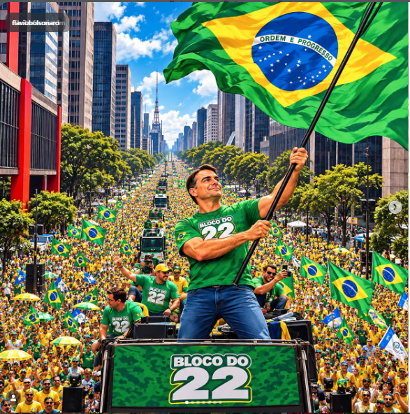LunaBambam74's tweet photo. 🗣️ Parabéns São Paulo! 💛💚 Parabéns Brasil! ✨🇧🇷✨ Avenida Paulista lotada! 🤌🏼 #blocodo22
Povo brasileiro quer @flaviobolsonaro #presidente do Brasil! 🇧🇷
Obrigado @nikolasferreiradm - o maior cabo eleitoral de Flávio Bolsonaro! 🫶🏻 O piá gigante do país.
Obrigado São Paulo! 👏🏼
Vem com fé! ✌🏼✌🏼 O Brasil tem futuro! ⭐️🌟⭐️