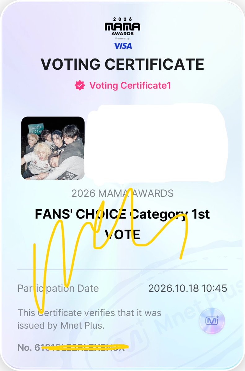 BoynextdoorFan's tweet photo. 🗳️ VOTACIÓN MAMA 2026‼️

I vote for #BOYNEXTDOOR on #2026MAMAVOTE

1 retweet = 1 voto
1 respuesta = 1 voto

Comenten sus capturas de voto en mnet+ junto a los hashtags! 🫵
(Disculpen a la admin q votó por 2 gg) https://t.co/wcvp5FffAy