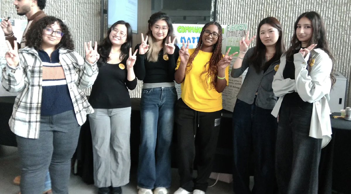 UTM's tweet photo. From ideas to action: Social Innovation Projects at #UTM see students help solve real-world challenges 💙 https://t.co/PZanZWQWMW https://t.co/fDZ4luHja6