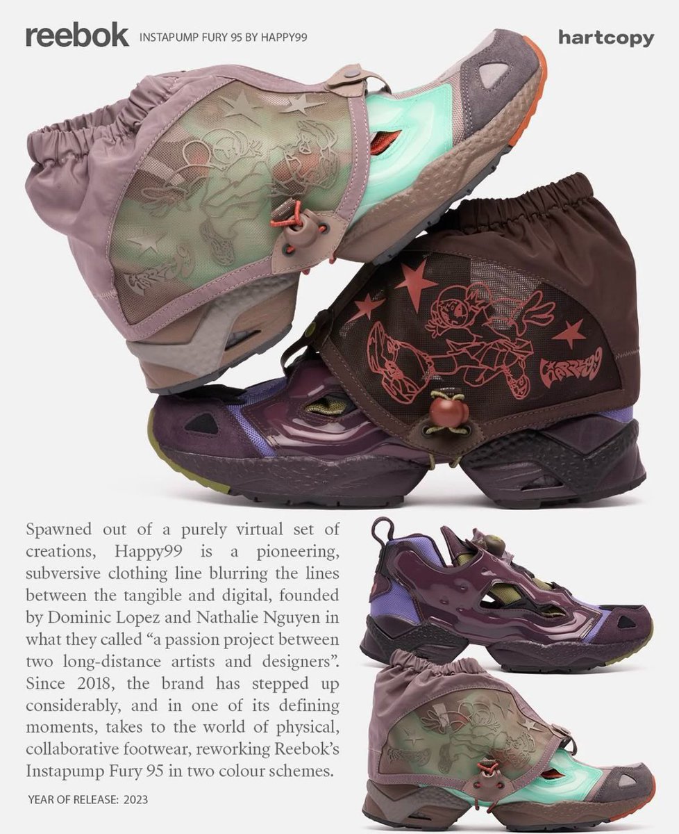 rogue's tweet photo. The 2023 Reebok x Happy99 Instapump Fury pack is a dream for anyone who loves 90s anime and video game style https://t.co/CaGh4ErA1v
