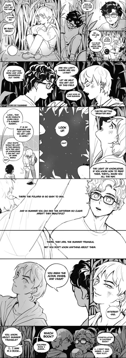 yuushishio's tweet photo. CLARK & LEX
Omegaverse setting story. Chapter 1.
#CLEX #superlex 
------
This is my multichapters story. Many things happens in my head after Actioncomic 1103 and I hope I have enough power to keep up this story having 5 chapters.

Agghh love Clex will give me power!! I want to dicover their complicated relationship since teenage days till present 'stage of enemies' under ABO setting!
