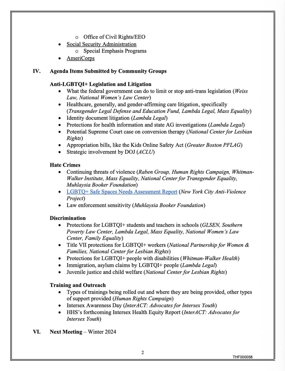 Tyler2ONeil's tweet photo. 🚨 EXCLUSIVE

LGBTQ activist groups helped set the agenda for the Biden DOJ.

Civil Rights Division head Kristen Clarke thanked the activists for submitting agenda items such as "limiting or stopping anti-trans legislation."

🧵1/10

https://t.co/inU5nwzy2T https://t.co/HplOq2GPWA