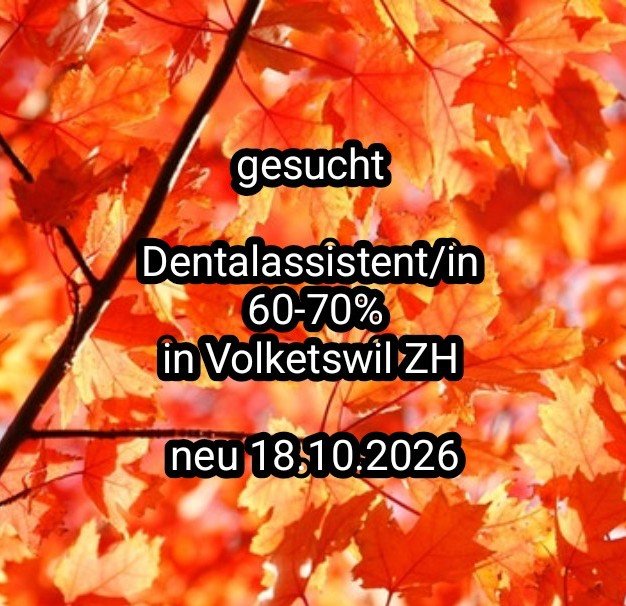 Swissdentjobs's tweet photo. ***Neu gesucht***
Dentalassistent/in 60-70% in Volketswil ZH
Tolles Team such dich, jetzt bewerben!
#zürich #dentalhygienikerin #dentalassistentin #prophylaxeassistentin #swissdentjobs https://t.co/4otUVWtjJF