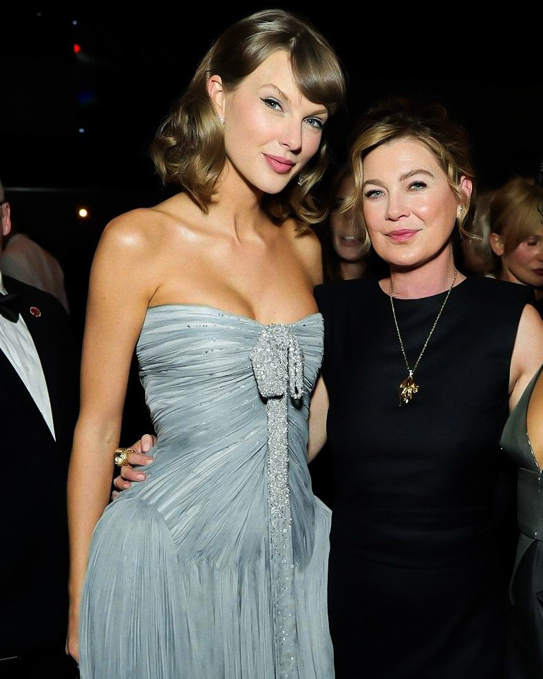 sunflowerhart's tweet photo. taylor swift with the cast of grey's anatomy has a special place in my heart <3 https://t.co/Ky64Q0CYi0