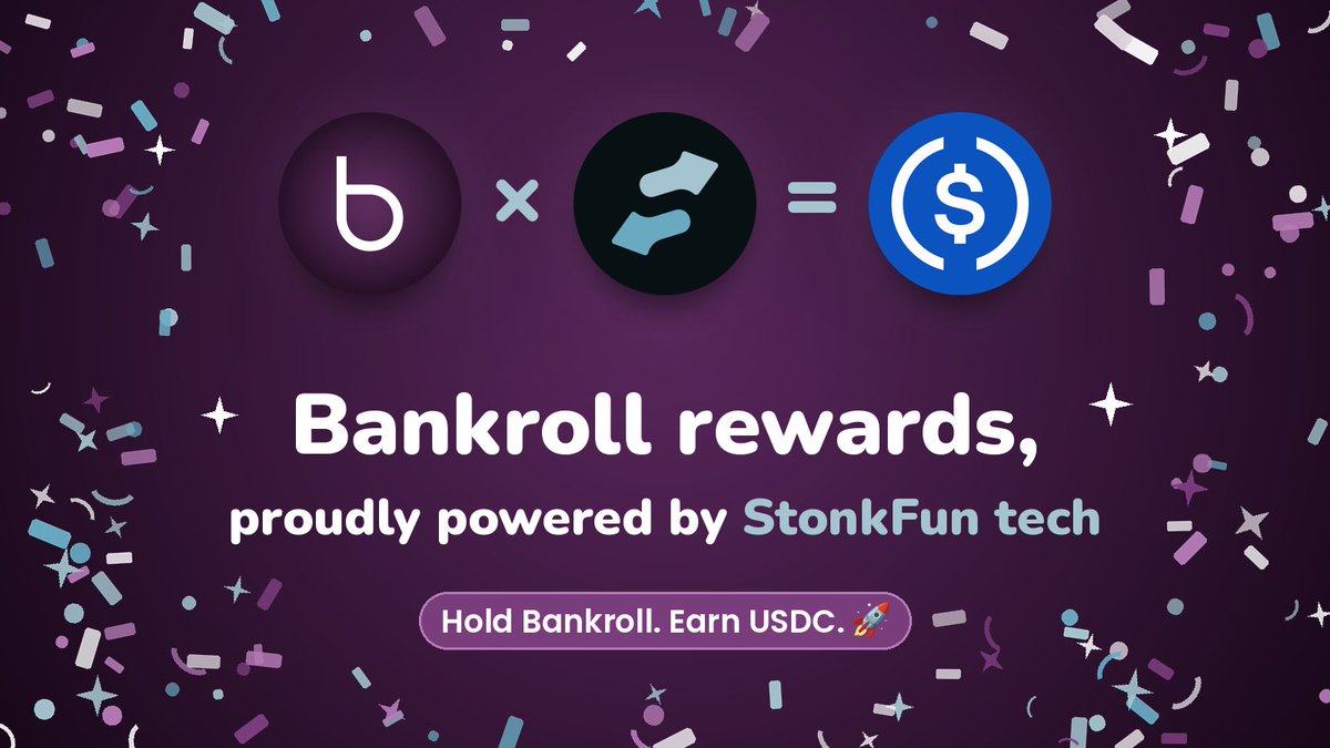 Bankroll_Status's tweet photo. Bankroll rewards are proudly powered by @LaunchOnSF tech 🚀 Only on @solana 

Hold solana:B32ocrADBEo1XHsGVnxqP81SaK2NiZkQmmAoTnmT8Ybu . Earn @USDC . Strengthen liquidity. https://t.co/ChHh89GfOR