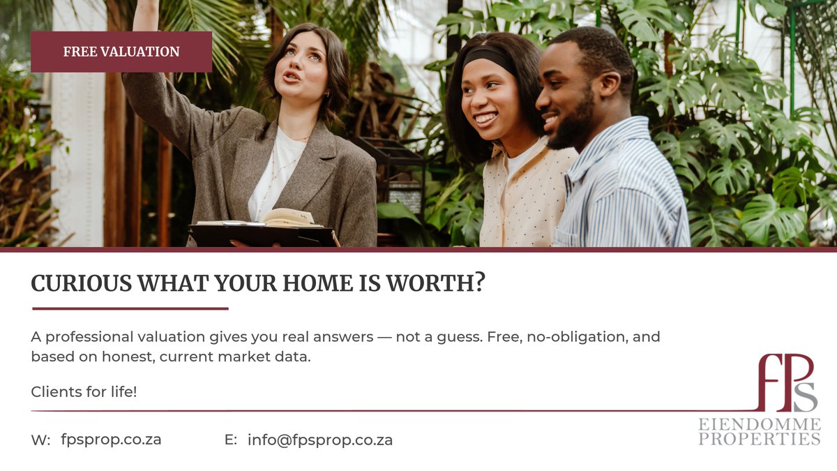 FPSproperties's tweet photo. Curious what your home is worth? Find out for free.

A professional valuation gives you real answers — free, no-obligation, and based on current market data.

Let’s find out your number.

🌐 https://t.co/Bl0VS05rn5

#FPSProperties #FreeValuation https://t.co/nDOa4wmLRz