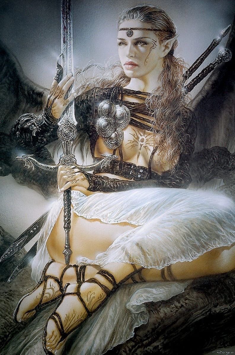 BluebellRaven's tweet photo. Luis Royo’s Women and Swords ⚔️ ✨ https://t.co/jeYbPMG8r3