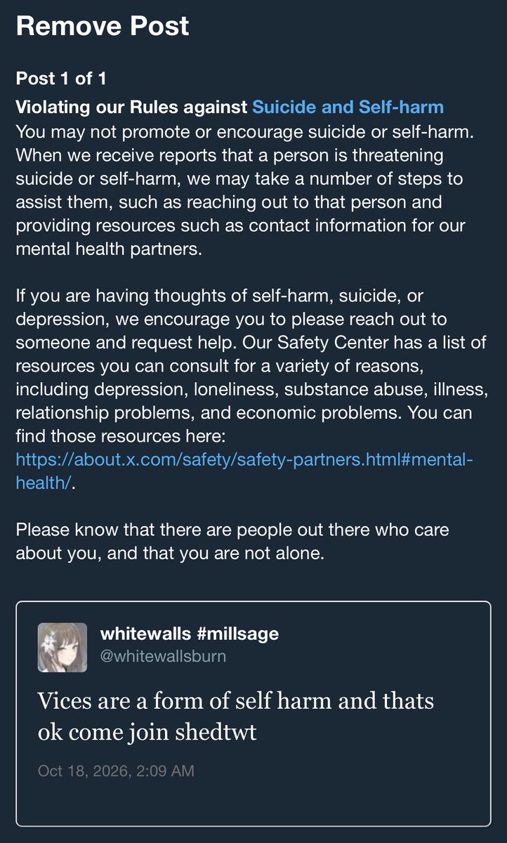 whitewallsburn's tweet photo. THEY ARE TRYING TO SILENCE ME https://t.co/2xE72bMnwB