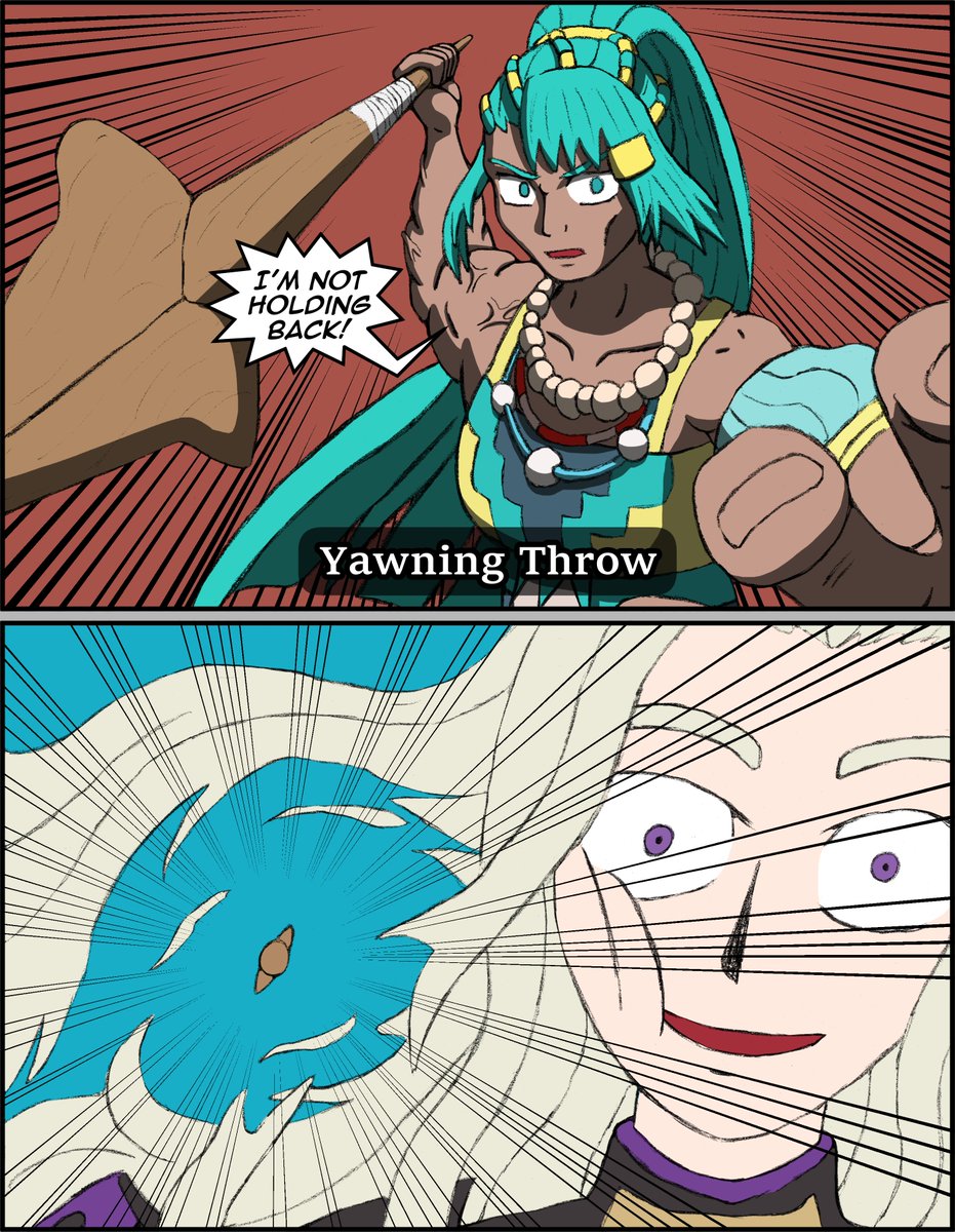 ComicJg's tweet photo. "Throwing Arm +" #Esmeralda #Dietrich #Fabio #FortunesWeave #FireEmblem https://t.co/Yfwq3wGO84