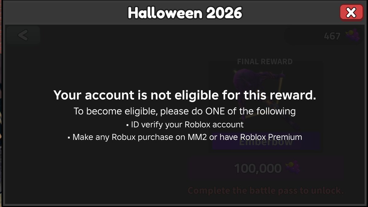 devvshark's tweet photo. i cant even claim the final reward in MM2 🙏😭 https://t.co/bNsmDUr4A8