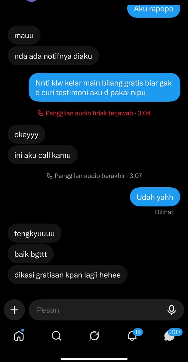 Tiaragz1's tweet photo. Ayo posting ulang dong biar testimoni d curi penipu.. yg beruntung dpat hadiah 😋 https://t.co/kPoJRPlbkI