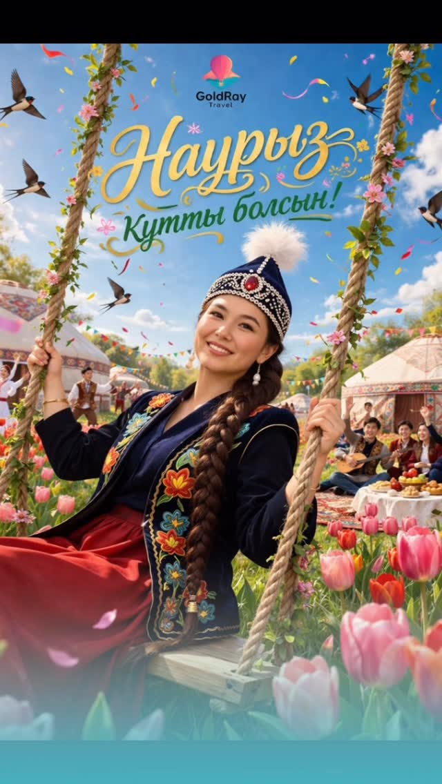 SebasLoza070's tweet photo. Құрметті саяхатшыларымыз, Наурыз құтты болсын! Көктем жаңа мүмкіндіктер, жарқын әсерлер мен ұмытылмас сапарлар әкелсін. Демалысыңыз бізбен бірге жайлы әрі қауіпсіз өтсін! https://t.co/DTppLDpztZ