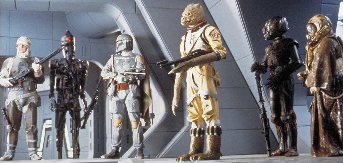 kybercarter's tweet photo. hear me out, Tales of the Bounty Hunters series where we follow stories of Bossk, Dengar, IG-88, Zuckuss and 4-LOM https://t.co/4Rwsb8ugMk