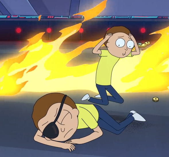 emdashies's tweet photo. it was worth watching 7 seasons of rick and morty to see yaoi https://t.co/ambh4FoTuQ