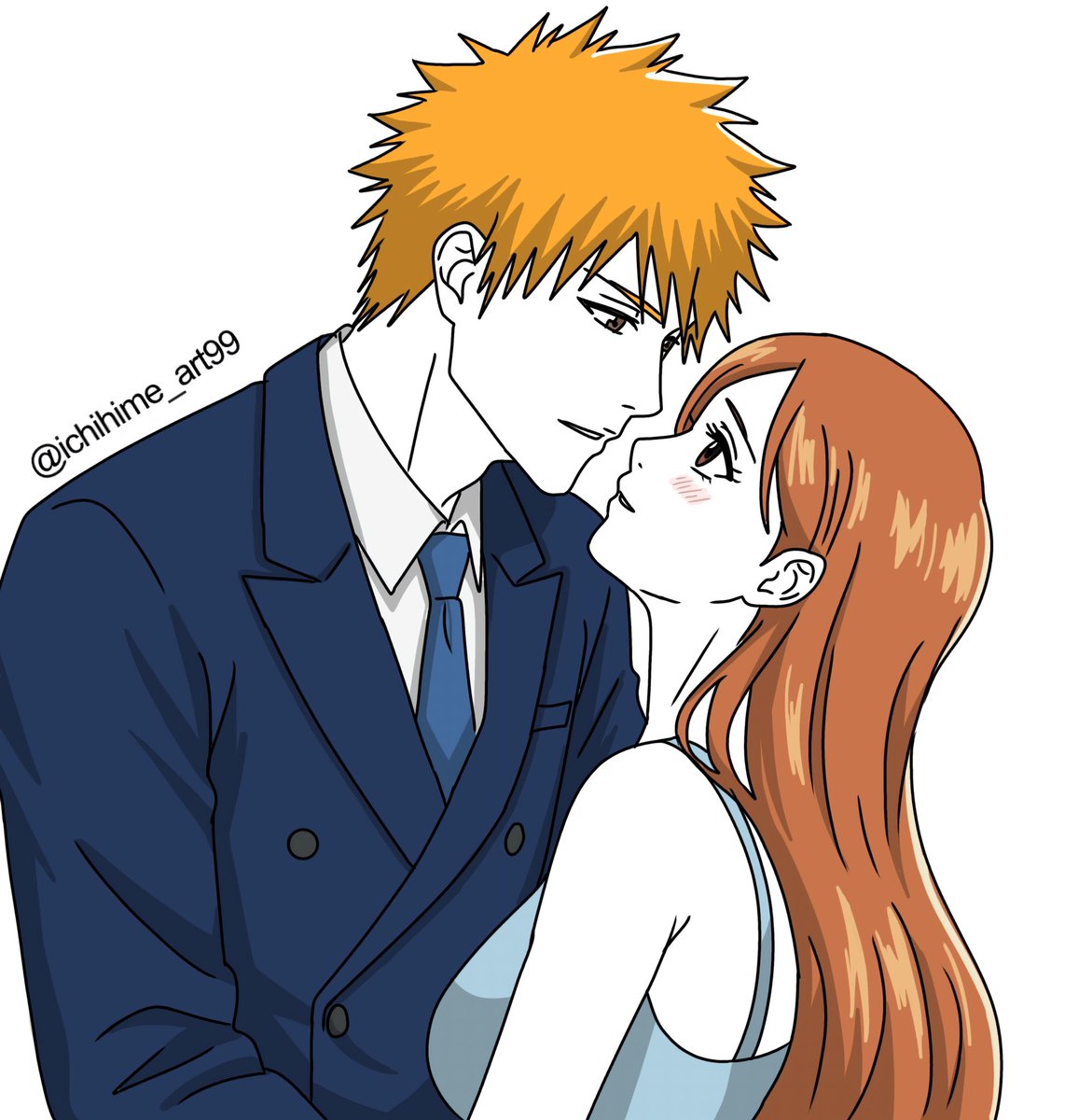 ichihime_art99's tweet photo. Ichigo x Orihime https://t.co/fa7ur2zHsS