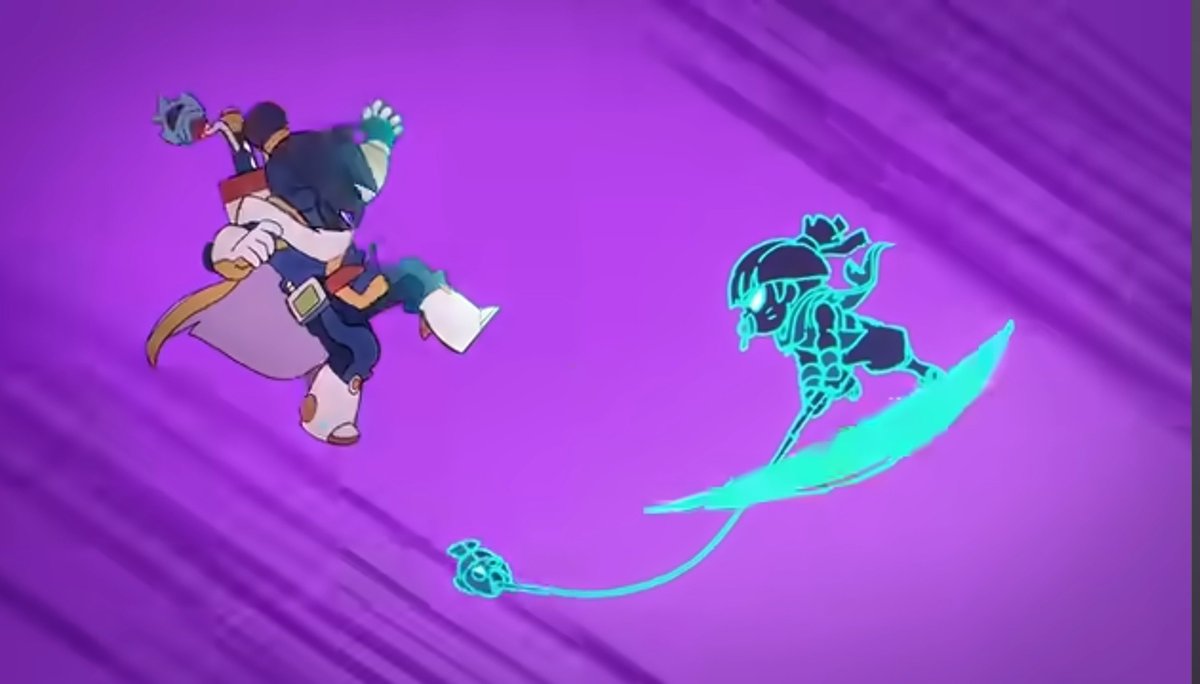 TiaDoesStuffX3's tweet photo. Sorry to yap again but I feel Katana Kingdom 2 would have really benefitted from KAZE and Nori's relationship being the main focus 
It would make the final fight even more impactful, as it would not only parallel Kaze fighting her own parent, but her deciding not to fight Nori- https://t.co/trglNcQeE0