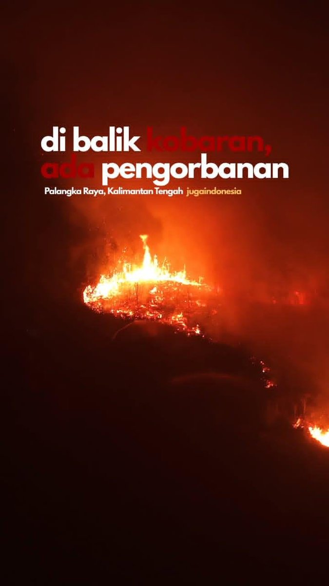 hey_strengerss's tweet photo. BREAKING !!!

Malam ini ada titik terbakar lagi di Palangka Raya, semoga senantiasa dalam lindungan-Nya garda terdepan. Terimakasih banyak!! https://t.co/8DGjMpYcFn