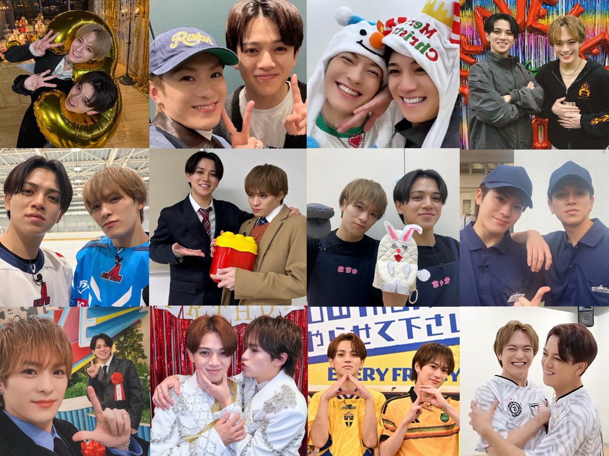 chann_tj_32's tweet photo. ちゃかまちゅ真ん中バースデー2026👶🏻❤️🧡

スタディーJAPANやトラジャスはじめ、他にもかわいいちゃかまちゅいっぱいで神すぎた1年😽✨️デビュー日の3の風船とニクジュディの衝撃が今でも忘れられない…… https://t.co/MGvC0gheFC