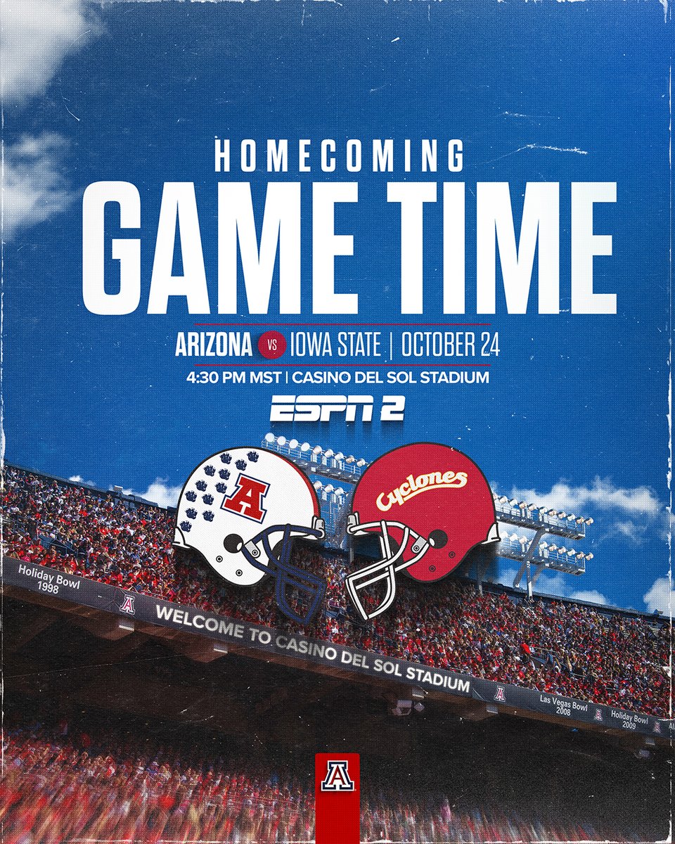 ArizonaFBall's tweet photo. See you saturday wildcat nation 😼
 🎟️  https://t.co/fjKio6QZxk https://t.co/5APA5bJ7DA