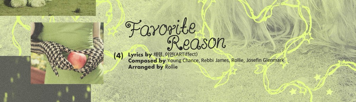 AboutItzyYT's tweet photo. ITZY’s Chaeryeong is credited as a writer in one of her upcoming solo songs, ‘Favorite Reason’.

The idol now has three official writing credits. https://t.co/LEzzmdEWvB