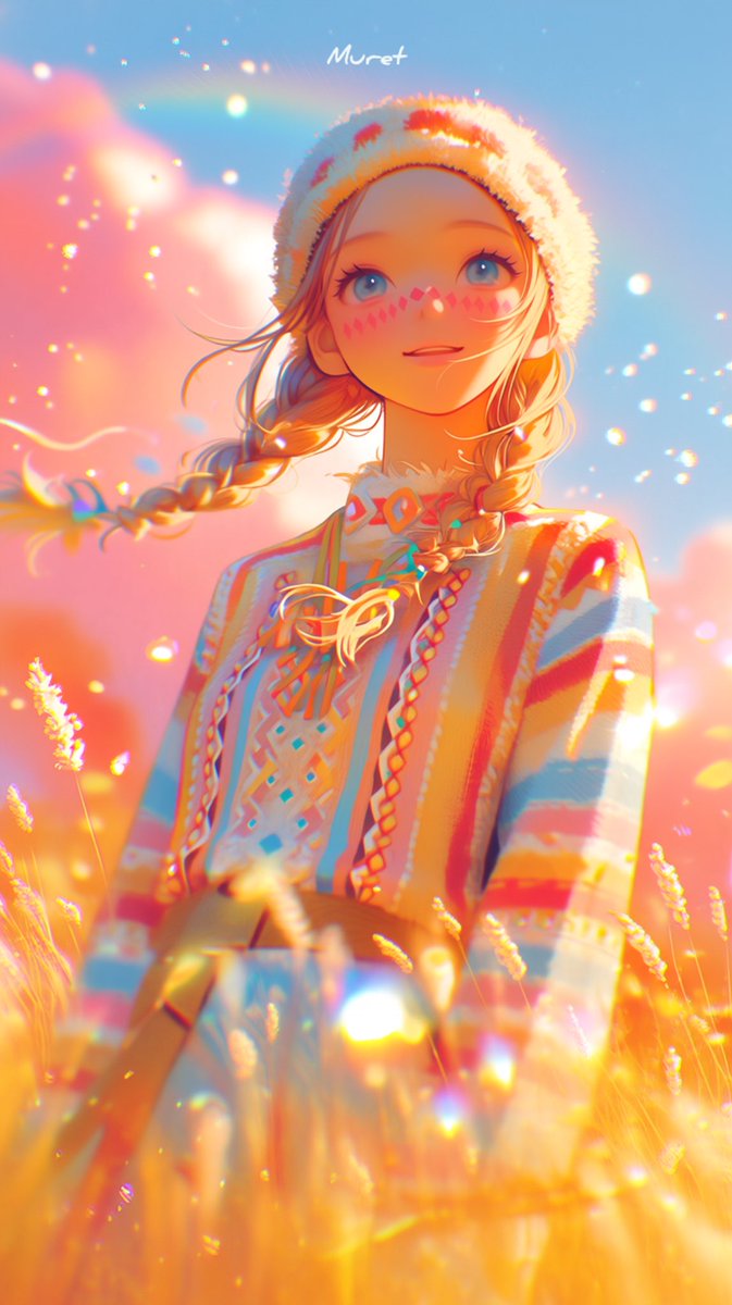 ArtMuret's tweet photo. 🔖srefコ－ド
--sref 3907523792

光を纏う、色彩の夢。
srefチャレンジ💛🩷🩵
#muretart #srefcode #AIart #AIイラスト https://t.co/sYqJqylKXo