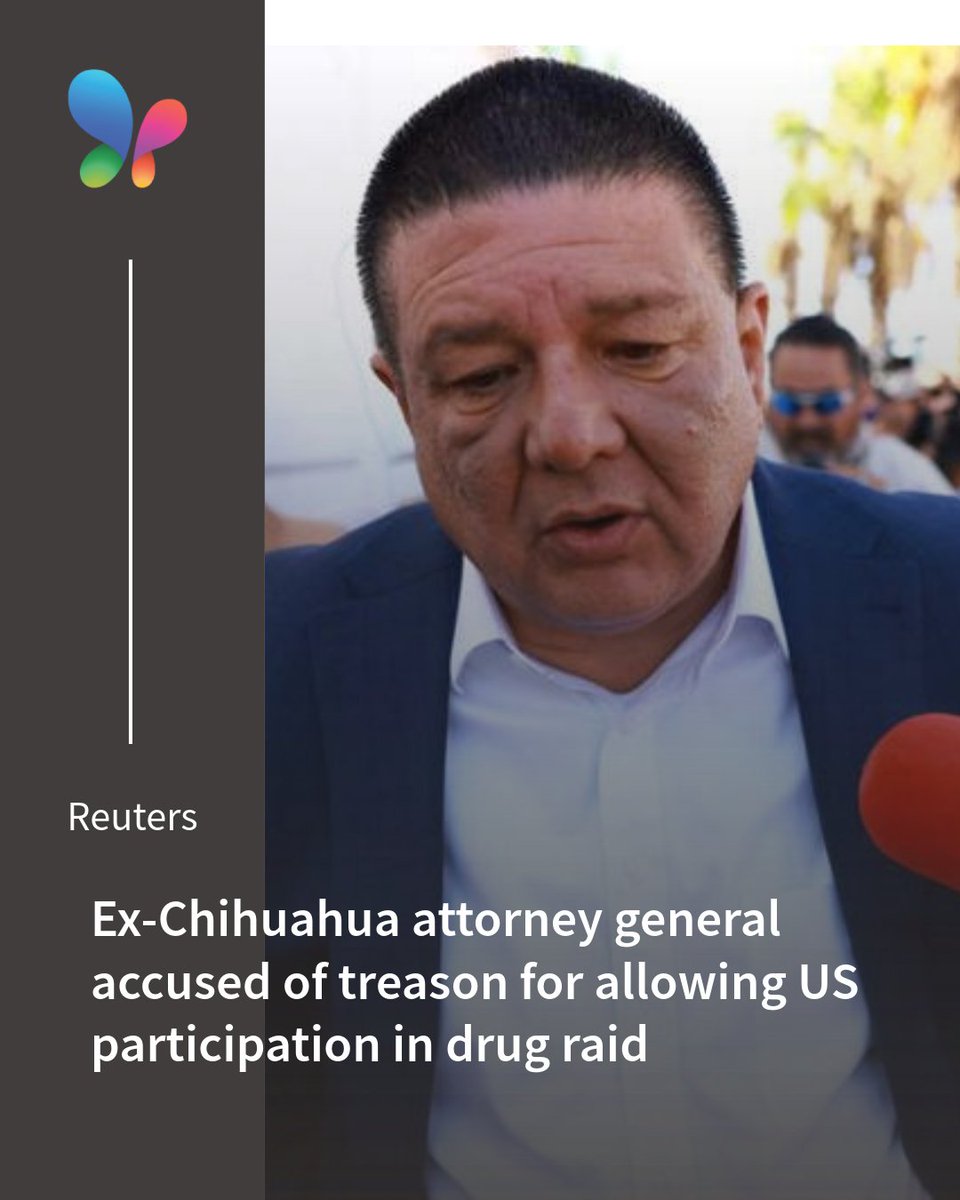 MSN's tweet photo. 📣 Former Chihuahua Attorney General Cesar Jauregui is facing a serious investigation after Mexican prosecutors alleged that unauthorized foreign personnel participated in a security operation on Mexican territory.

🔗 https://t.co/wYAYTq955z

#MexicoNews #NationalSecurity #USMexico