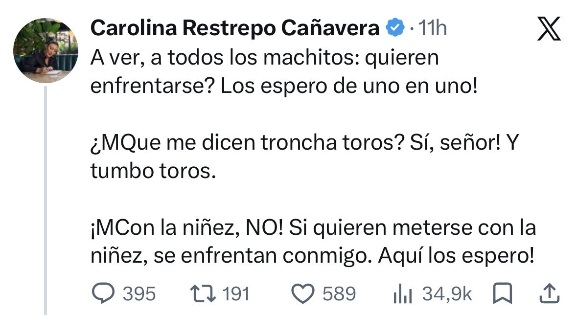 IsabelVeraPacto's tweet photo. Se le chispoteó a la directora del ICBF? Esos trinos a media noche están bien particulares… https://t.co/EJNfx059GY