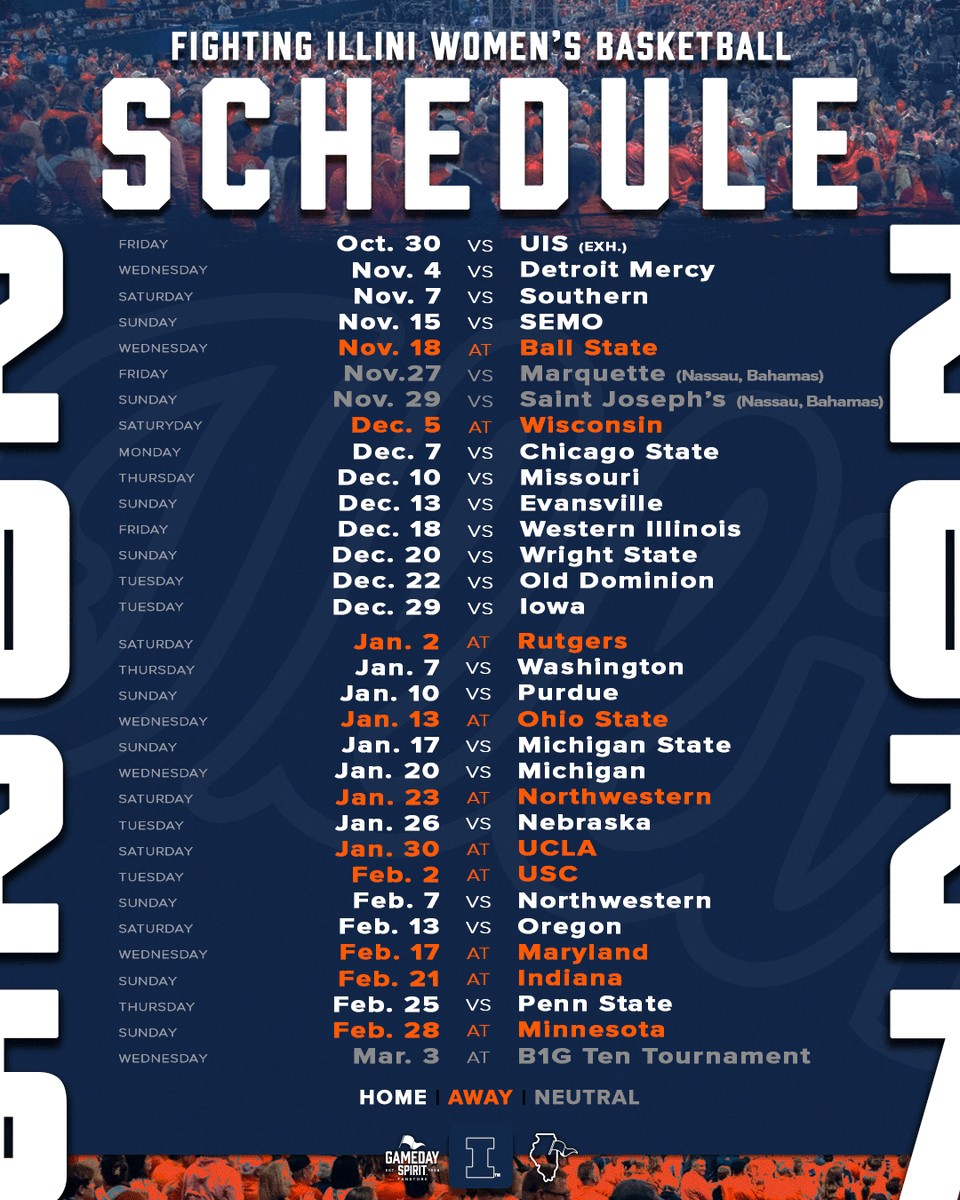 GamedaySpirit's tweet photo. The wait is finally over. The journey to the tourney starts now! 🟠🔵 #ILL #OneWay https://t.co/n5tucrZ7Y5