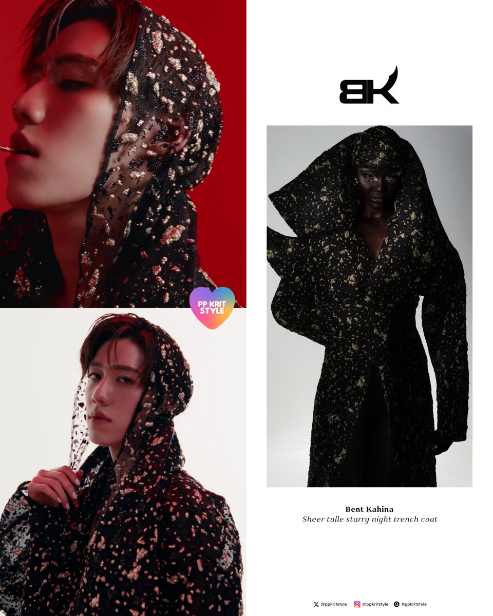 ppkritstyle's tweet photo. 〰️ ลุคที่ 4 : #BetweenMyLipsConcert

พีพี กฤษฏ์ (PP Krit) @ppkritt สวมใส่ชุดจาก Bent Kahina #BentKahina: Sheer Tulle Starry Night Trench Coat เสื้อโค้ตผ้าทูลล์ซีทรูสีดำ ตกแต่งด้วยรายละเอียดสีทองระยิบระยับทั่วทั้งชุด

#PPKritt #ppkritstyle https://t.co/SpKyPPX1N5
