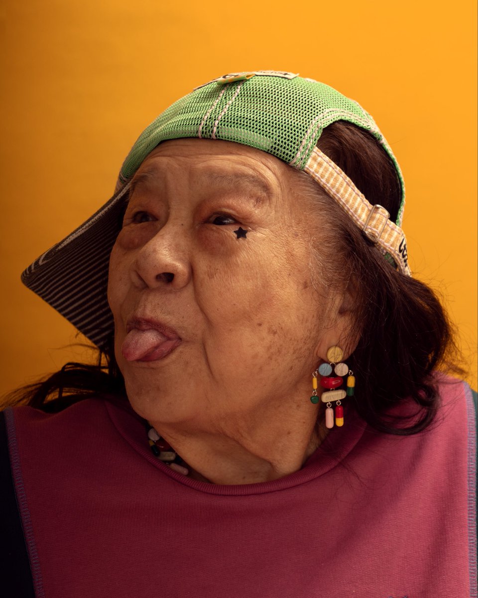 peter_devito's tweet photo. Haven’t done a photoshoot with my grandma in a minute because a while ago she injured one of her eyes, but now that it’s healed we took these💫 https://t.co/DrsxdzBav4