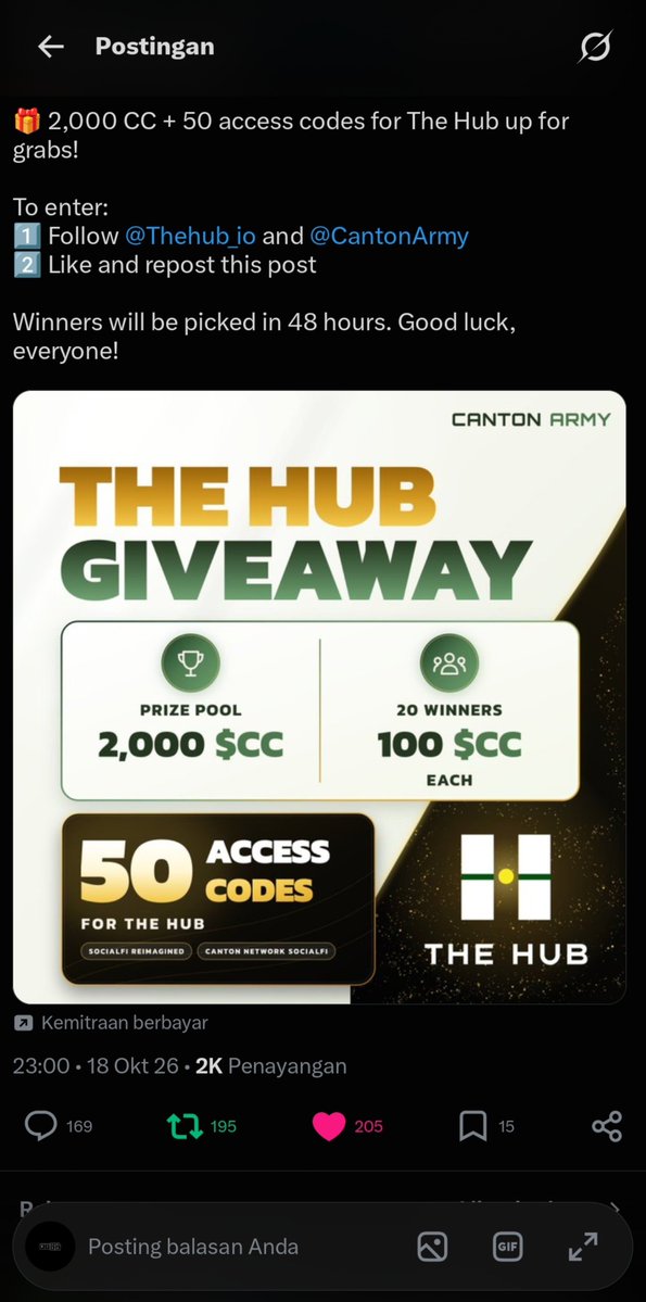 solargg789's tweet photo. @CantonArmy @Thehub_io I'm in 👀 https://t.co/Lx2IF811JD