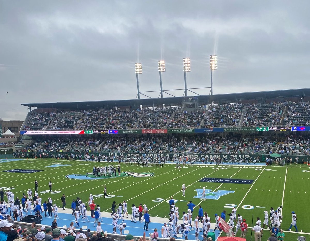 FearTheWaveBlog's tweet photo. ESPN FPI: American Champion Prediction

1. UNT - 31% 📈
2. Memphis - 20% 📉
3. UTSA - 20%
4. Army - 16% 📈
5. Tulane - 8% 📈 https://t.co/xnHwXbwIaV