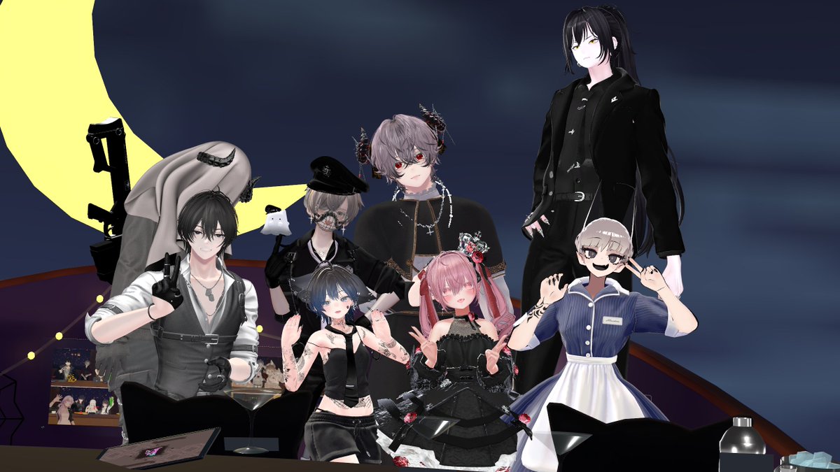 Bar_Roost_vrc's tweet photo. 先日は #bar_roost ハロウィンパーティーにお越しくださりありがとうございました🎃🕊️

前回に続き、今回も大盛り上がりでバーテンダー一同たいへん嬉しく思っております！

来月は通常営業に戻ります��で、今月初来店のお客様につきましては、お時間とイベント参加方法を改めてご確認くださいね！ https://t.co/R6BFcEFTwg