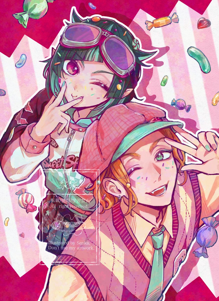 Omochi169_K's tweet photo. 🍬😆  #twstファンアート https://t.co/DKOUry7Lg5