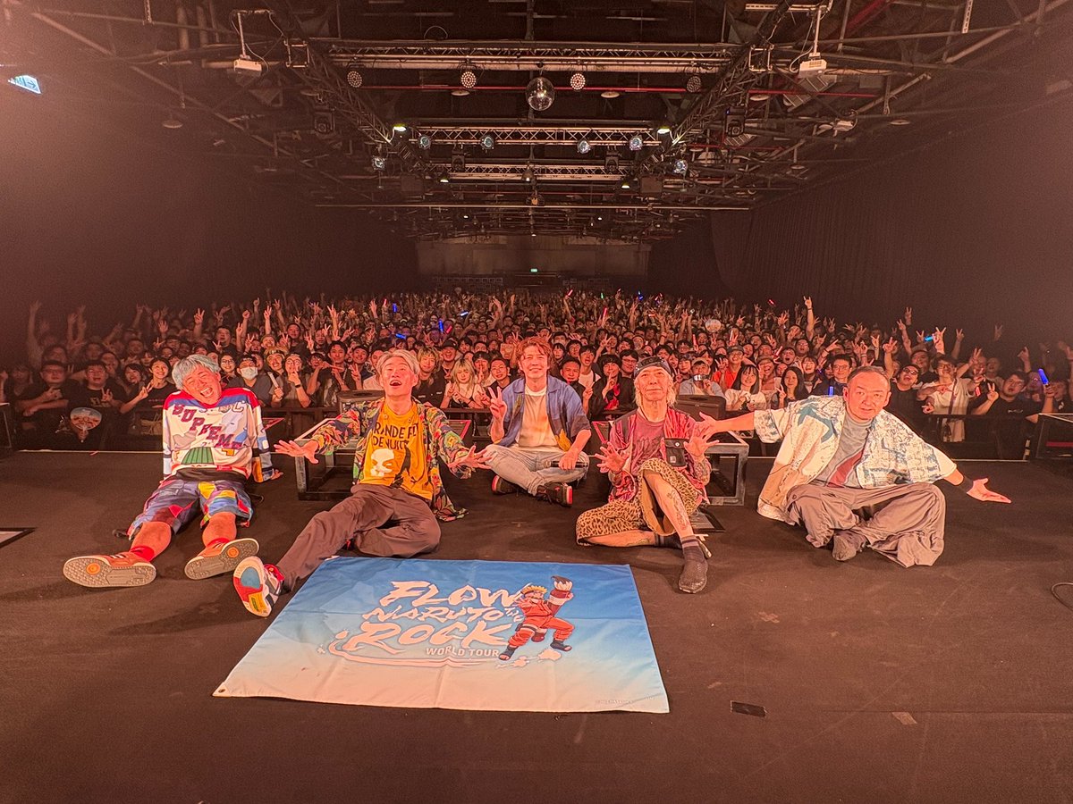 hainepp's tweet photo. THX!!! 台北！

エゲツない声の圧にテンション爆上げやったわ

またねー！

c u!!!

#FLOWNARUTOTHEROCK
#FLOW_JAPAN https://t.co/9wwE0ahX4b