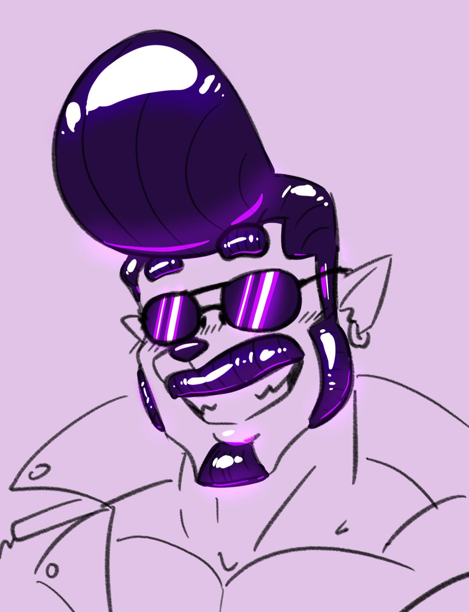 RubberPompadude's tweet photo. With or without glasses, it's hard to look away from my gorgeous mug~ https://t.co/qYuC1oZwEv