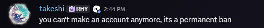 Nebulayyds's tweet photo. I am perma banned from Rhythia, it's never been more over 😭 https://t.co/T9wuaIxJC1
