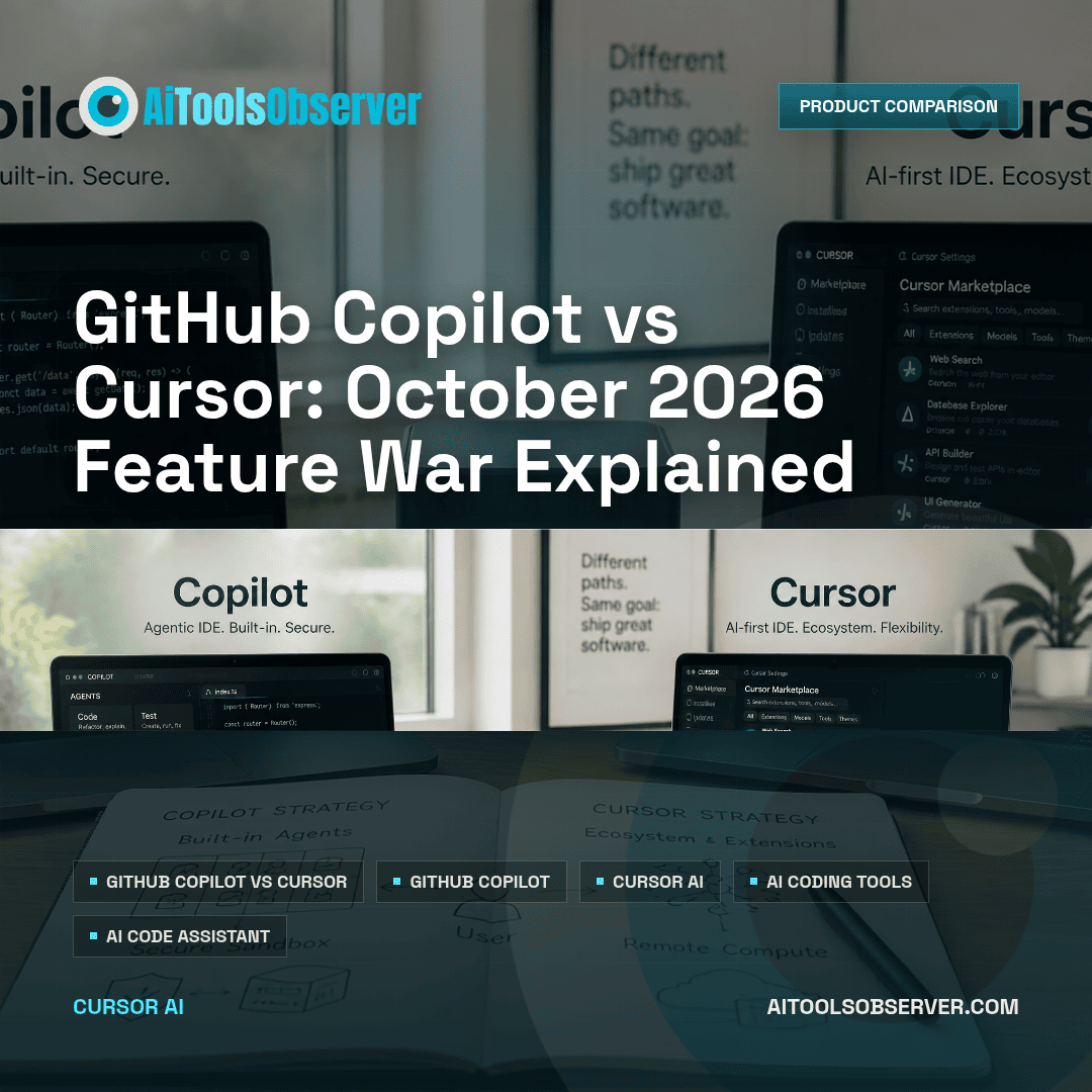 Alecusss's tweet photo. GitHub Copilot or Cursor for your next AI coding stack? We unpack October 2026’s fastest feature sprint yet: Argon, Haiku 5.5, Grok 4.7, sandboxing, remote control, and what those bets say about the future of developer tools.

 The source is below ↓ https://t.co/qPBOdr56Wu