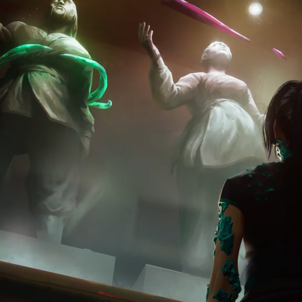 fadefavz's tweet photo. this hologram looks so much like reyna's heart... it would be so beautiful if sage and reyna's powers were confirmed to be connected and that turned out to be the key to curing sage's crystallization... they're complementary opposites... life and death... the perfect balance... https://t.co/rnOH5yWW95